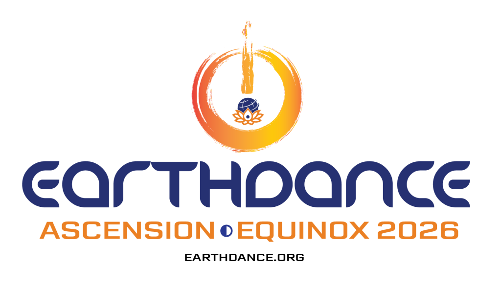 Earthdance Ascension 2026 horizontal logo color for lite backgrounds