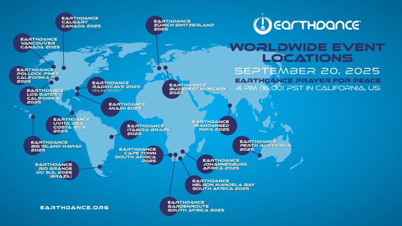 Earthdance 2025 Event Map